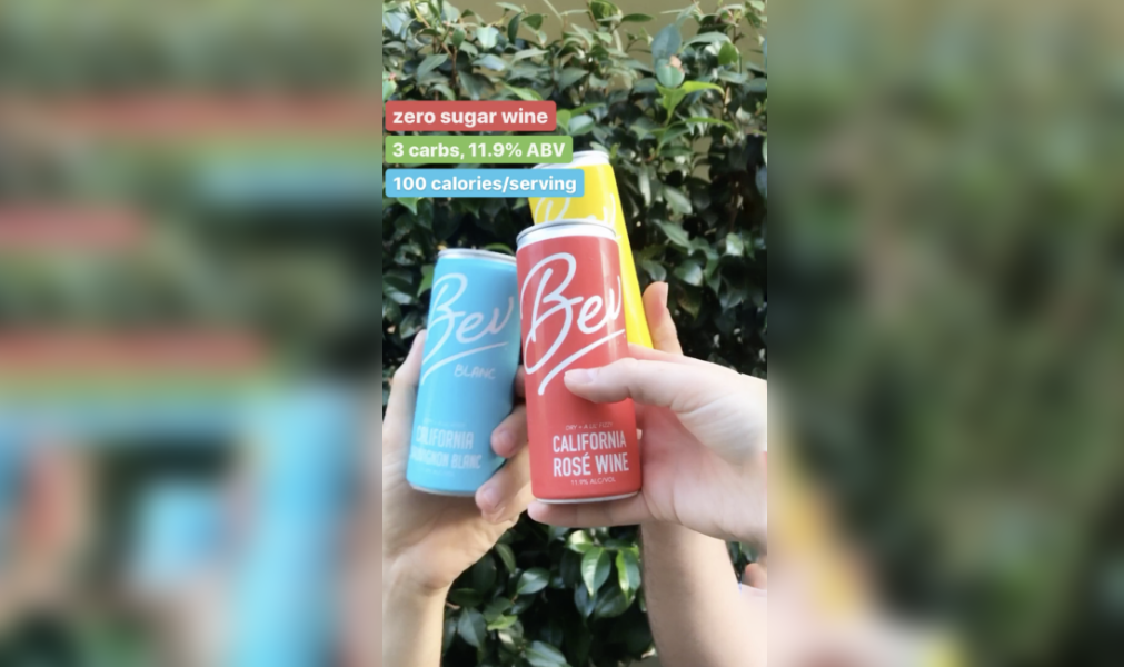 Snapchat Stories example with a zesty beverage can