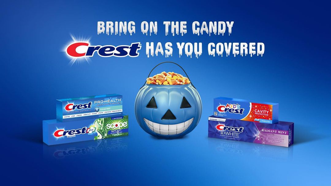 Crest Advertisement campaign during halloween.