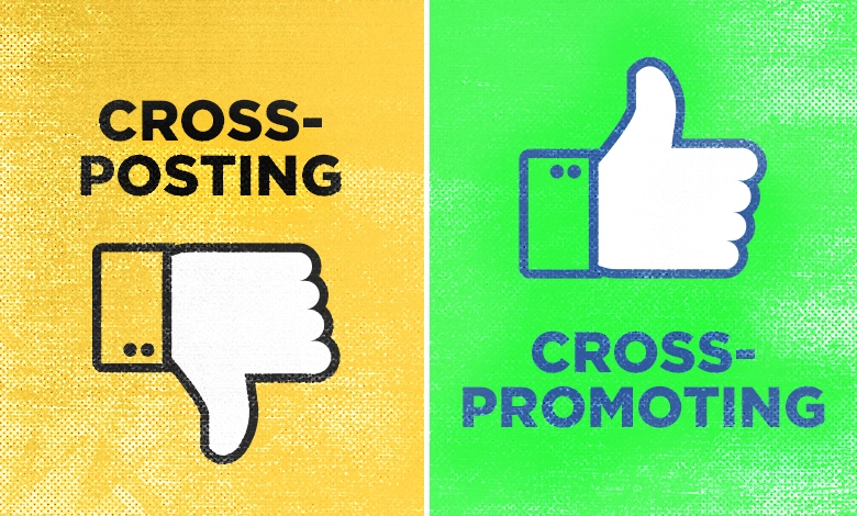 Cross Posting vs Cross Promoting